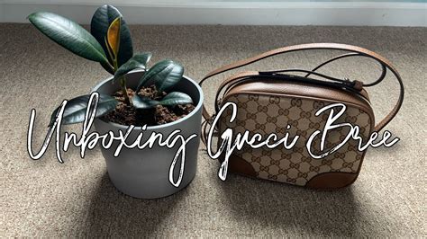 Unboxing Gucci Guccissima Bree Crossbody Bag 